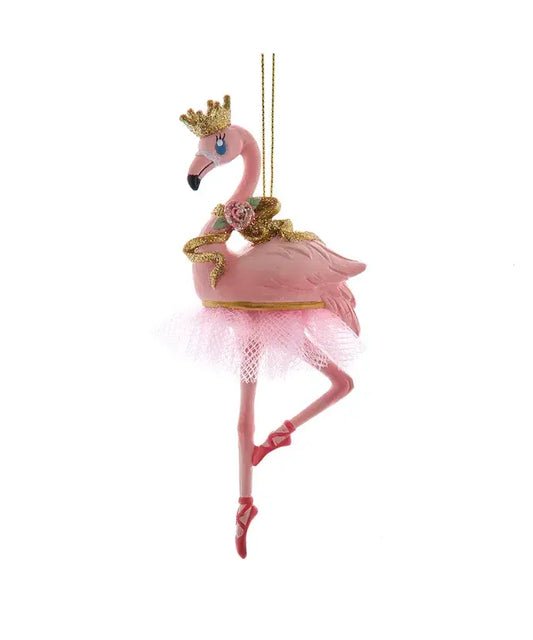 Adorno Navideño - Flamenco Rosa Costero de Ballet Decoración Navideña