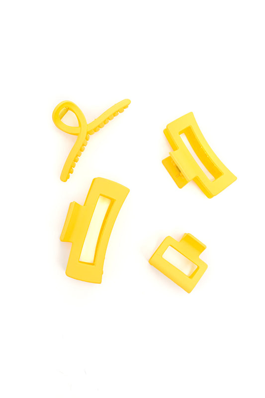 Juego de 4 pinzas para el pelo con diseño de limón **VENTA FINAL**