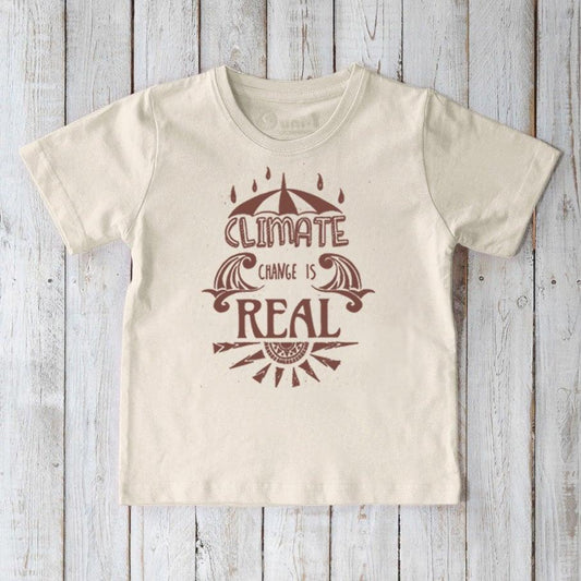 "Climate Change Is Real" T-Shirt for Kids