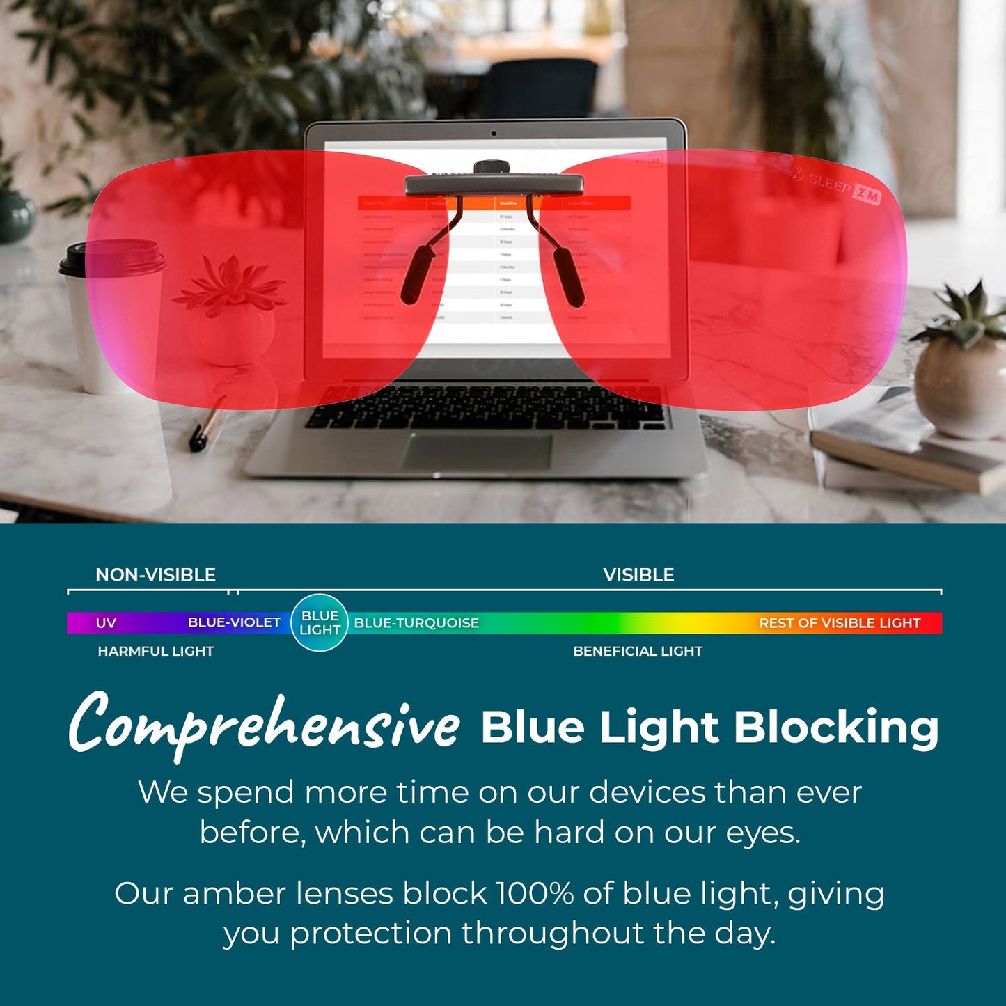 Night-timeMax Clip On Blue Light Blocking Glasses