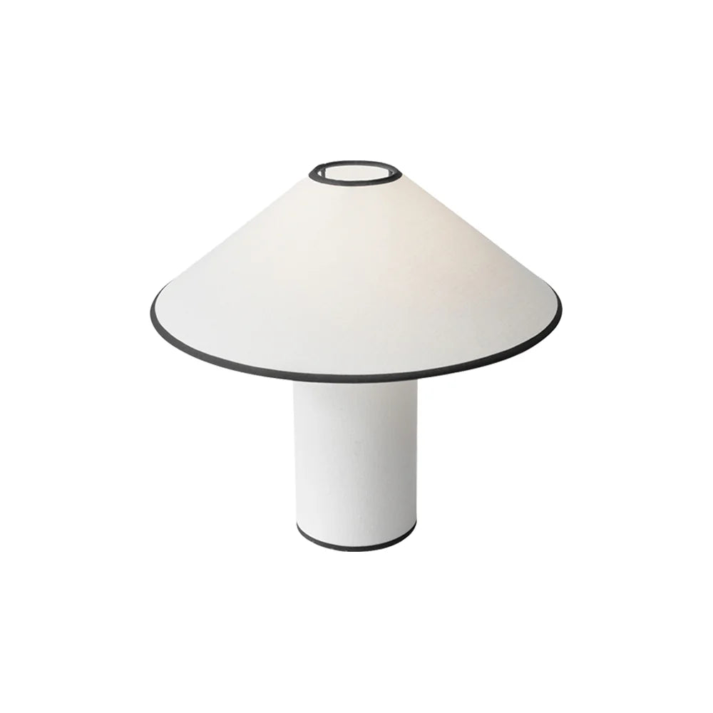 Lámpara de mesa de tela Colette
