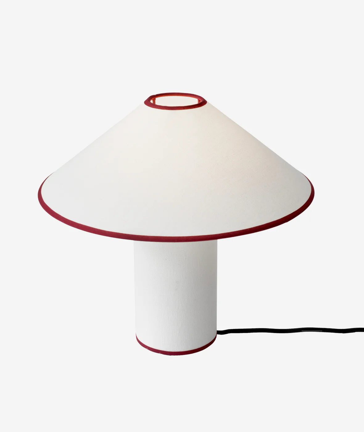Lámpara de mesa de tela Colette