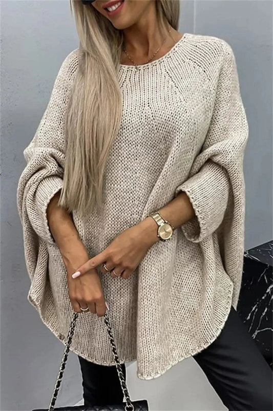 Sweaters Trendsi Suéter acogedor con mangas de murciélago
