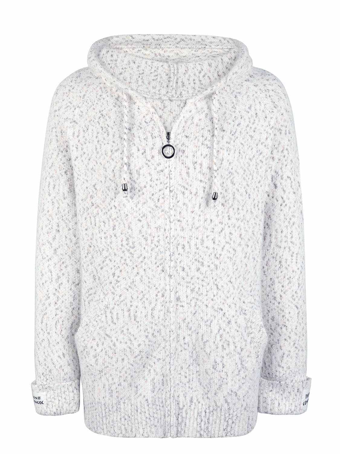 Sweater Hoodie Trendsi Women's Cozy Zip-Up Hoodie Sweater with Drawstring