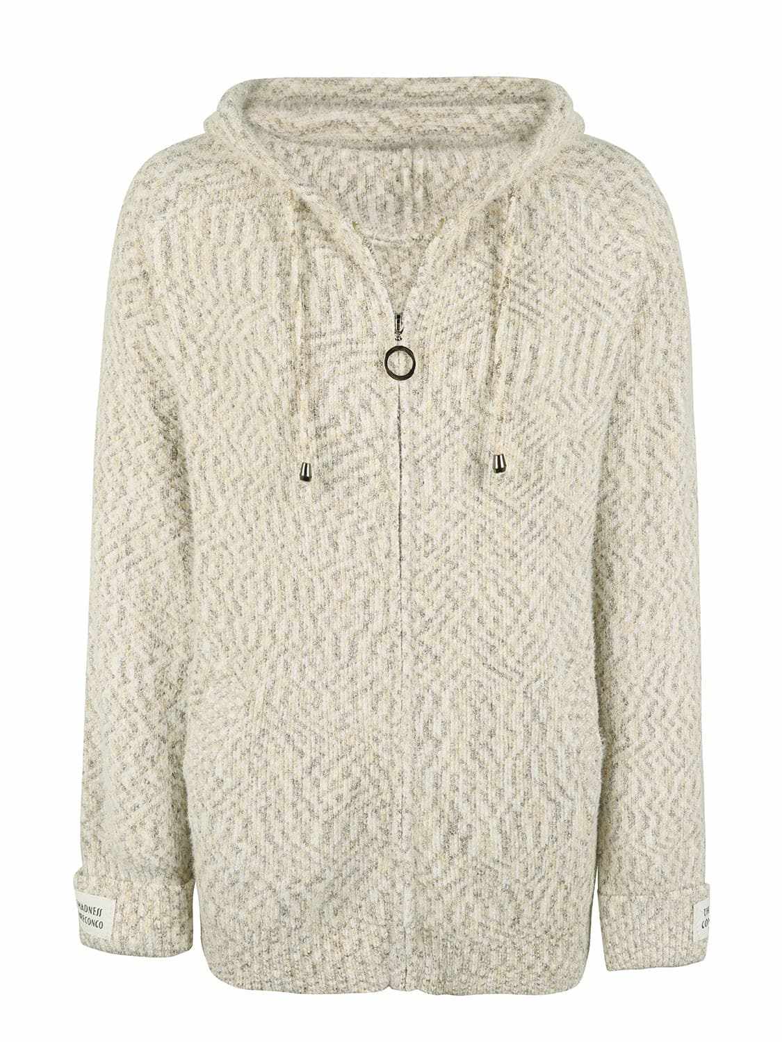 Sweater Hoodie Trendsi Women's Cozy Zip-Up Hoodie Sweater with Drawstring