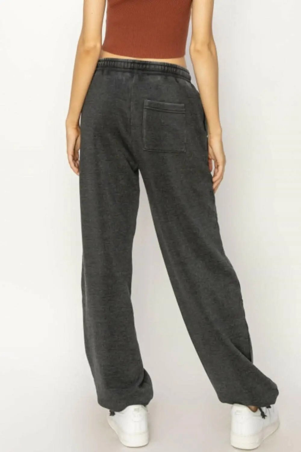 Trendsi Cozy Stitched Drawstring Pants by HYFVE
