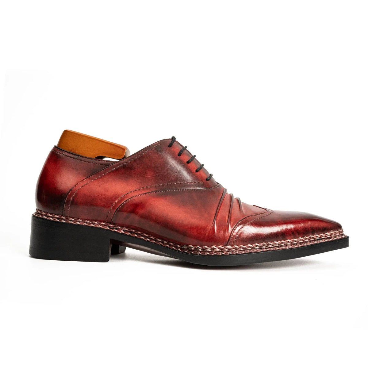 Red Cow Leather Dress Shoes