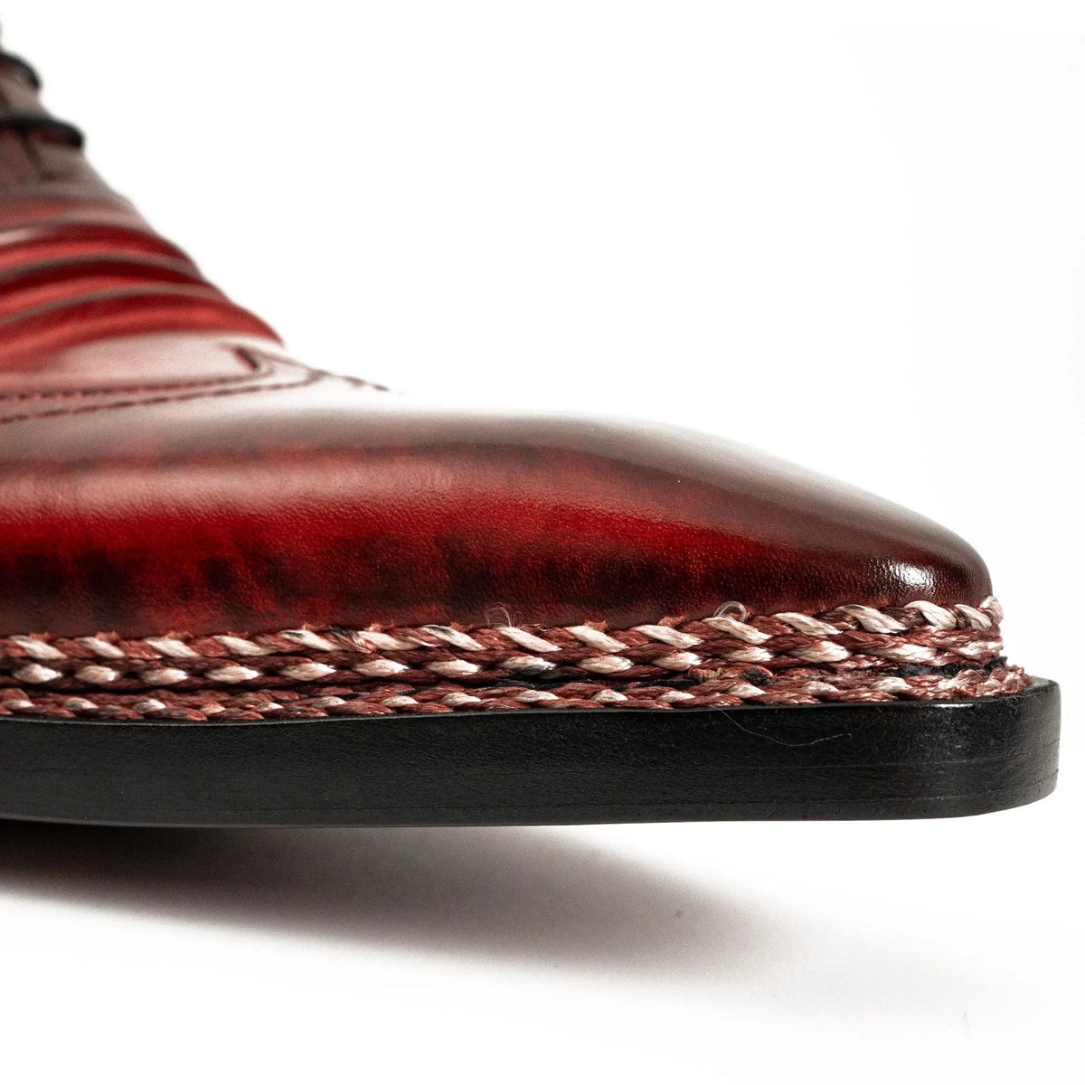 Red Cow Leather Dress Shoes