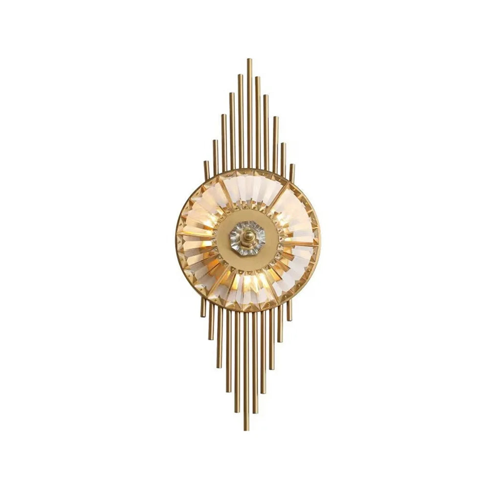 Aplique de pared Crystal Gear Gold