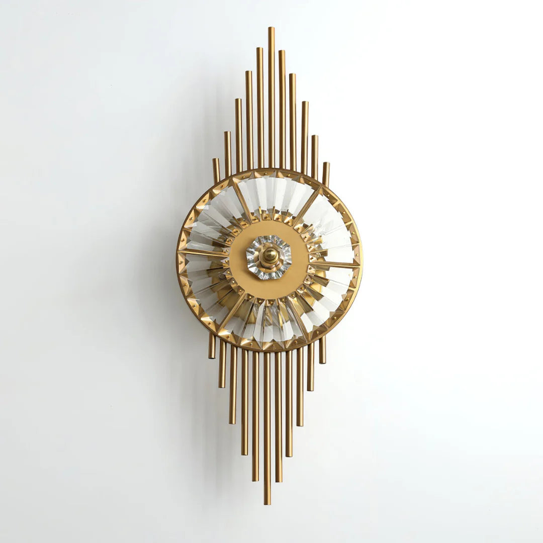Aplique de pared Crystal Gear Gold