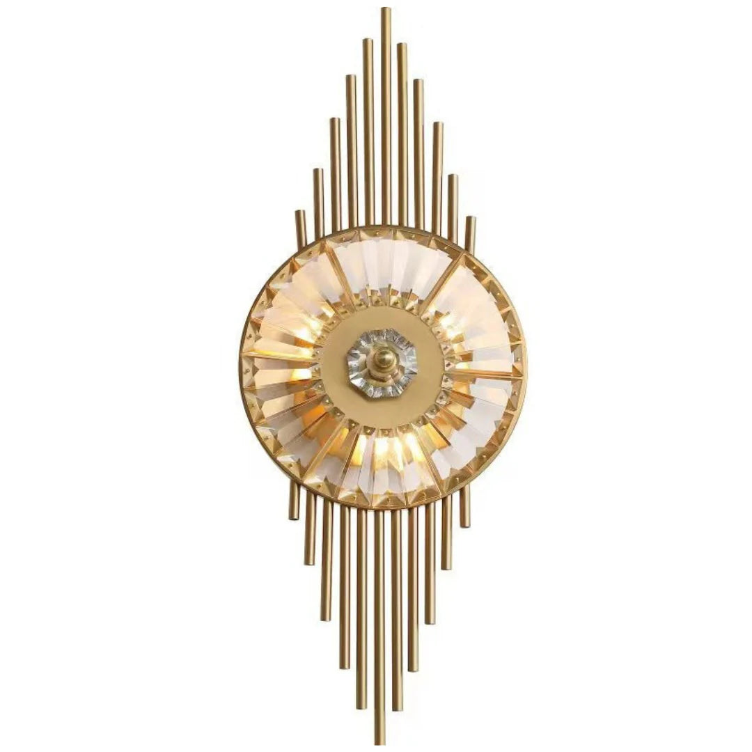 Aplique de pared Crystal Gear Gold