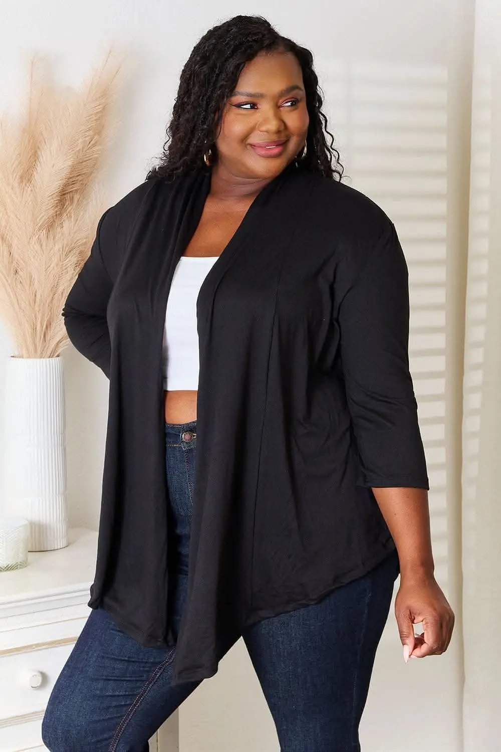 Sweaters Trendsi Culture Code open front cardigan
