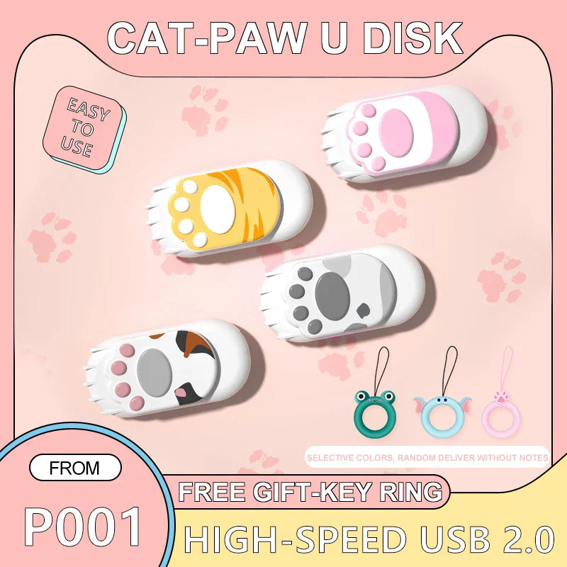 Unidades Flash USB con Patita Tierna