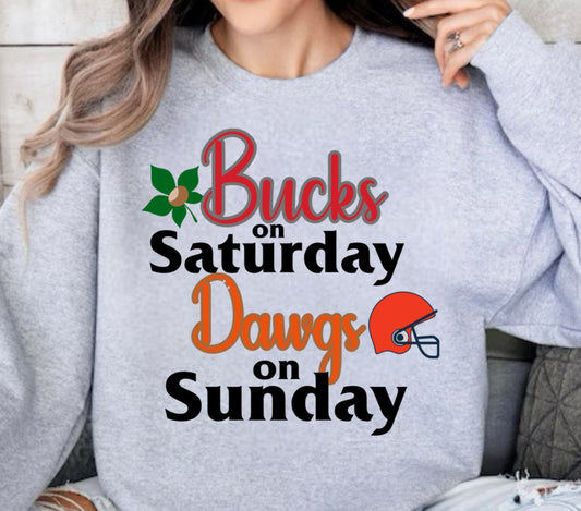 ¡Bucks el sábado, Dawgs el domingo!