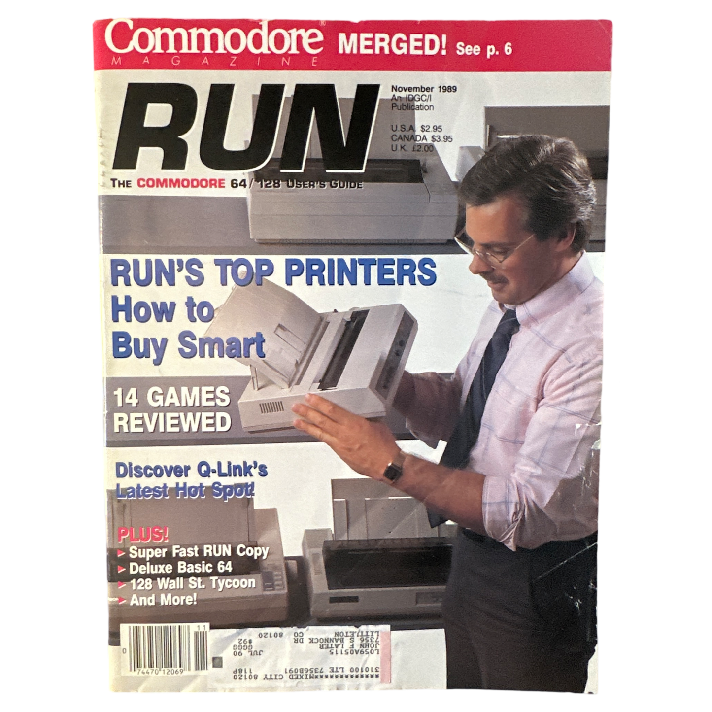 Revistas Commodore Run, varios números atrasados C64 C128 VIC-20 Revista Commodore 64