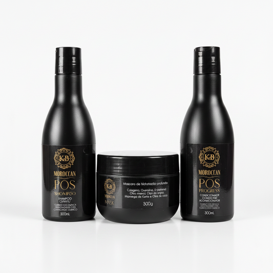 KB MOROCCAN HAIR SMOOTHING TREATMENT HOME HAIR CARE KIT