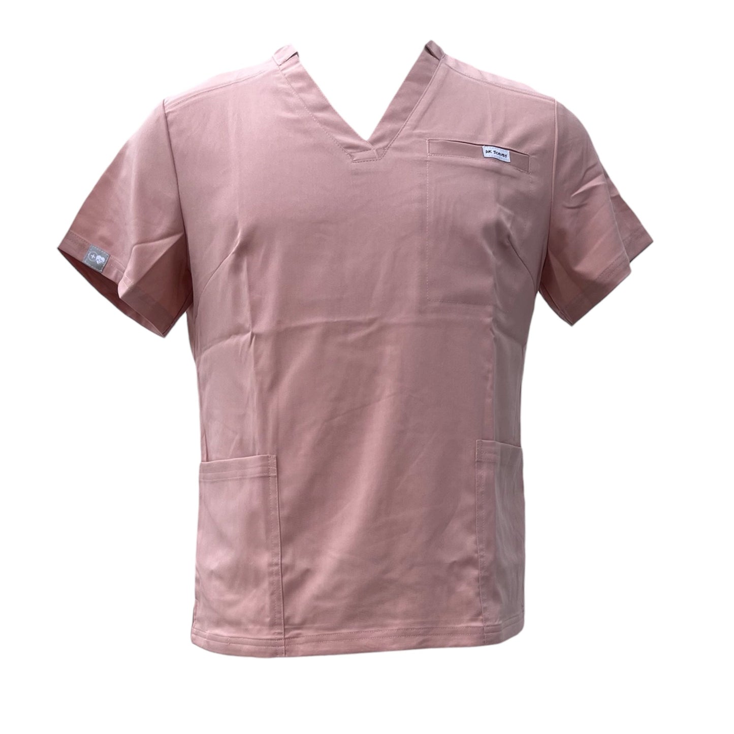 Camiseta de cuello en V para uniforme médico MJ (Unisex)