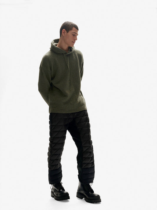 Pantalón de chándal de plumón híbrido - Negro