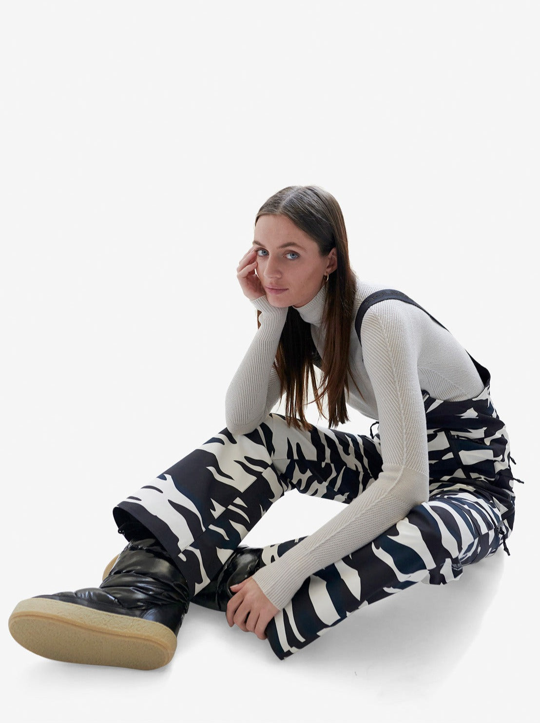 Snow Bib - Zebra