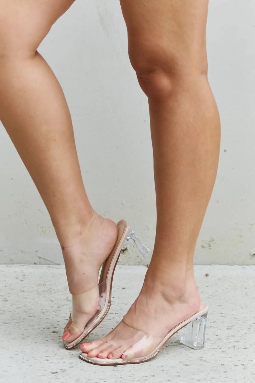 Dresses Trendsi DDK Mule Heels Women's Trendy Slip-On Block Heel Shoes - Comfy & Chic