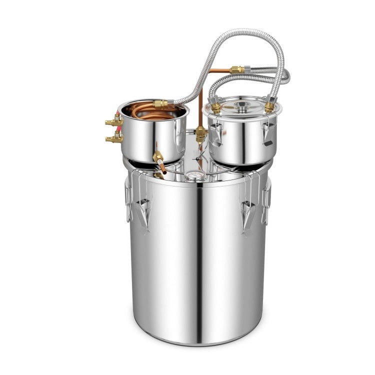 Kit de fermentación / destilación de alcohol de acero inoxidable de 10 galones