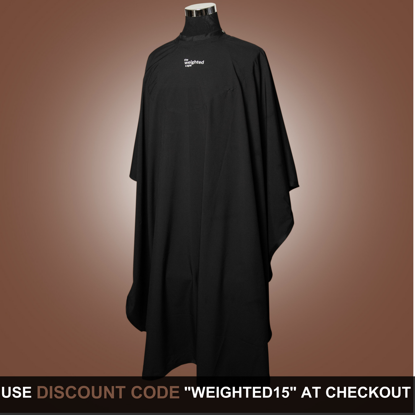 Black 6lb Weighted Cape