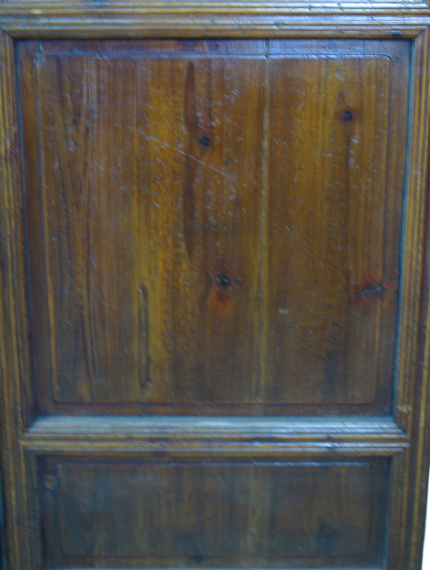 Juego de 4 paneles de celosía antiguos para puerta mosquitera