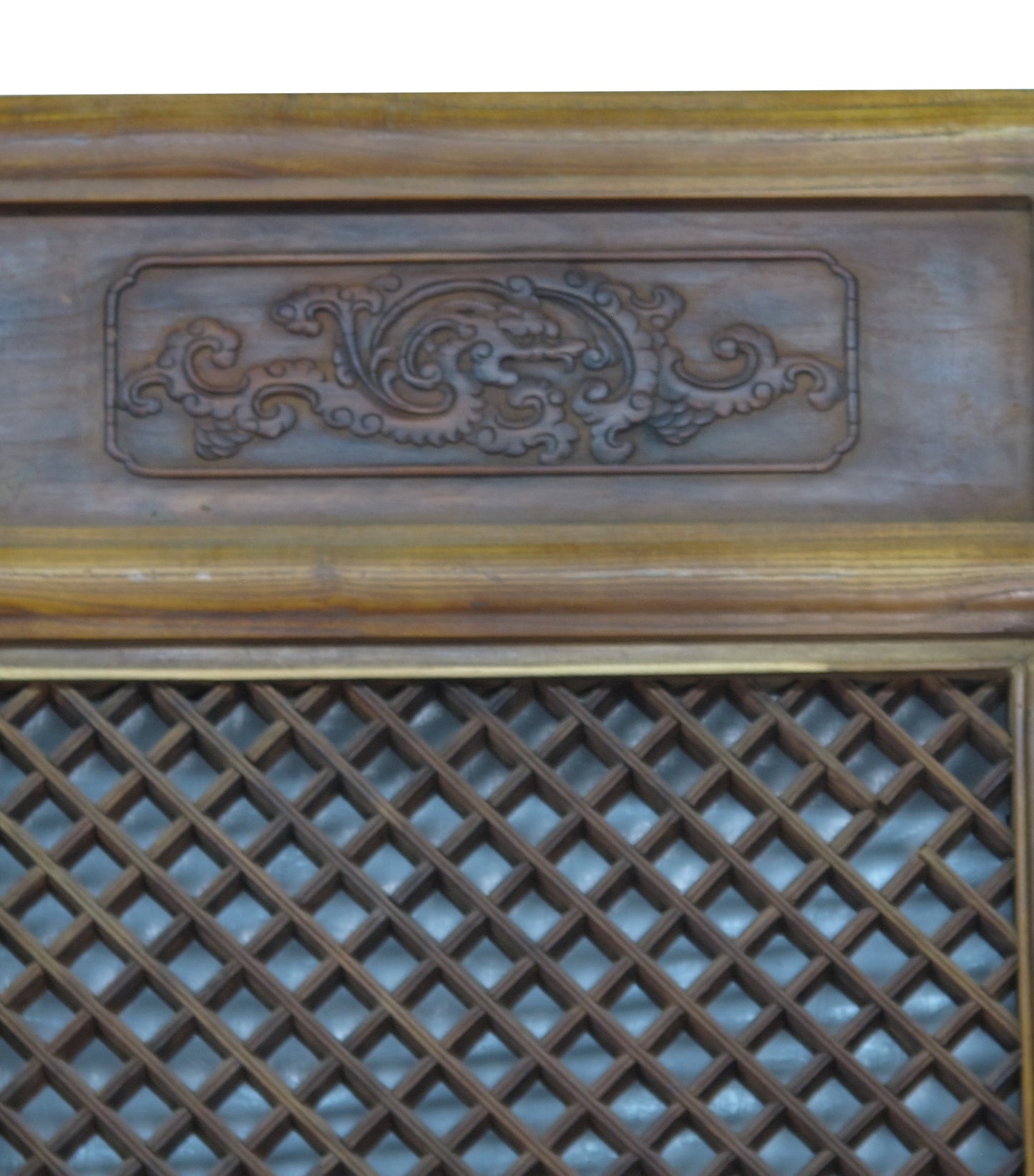 Pair of Lattice Screen Door Panel