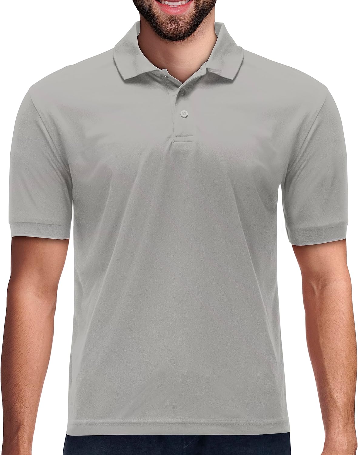 Men's Dri Fit Moisture Wicking Polo Shirt - Big Size