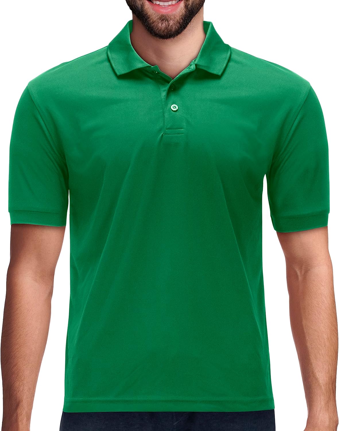 Men's Dri Fit Moisture Wicking Polo Shirt - Big Size
