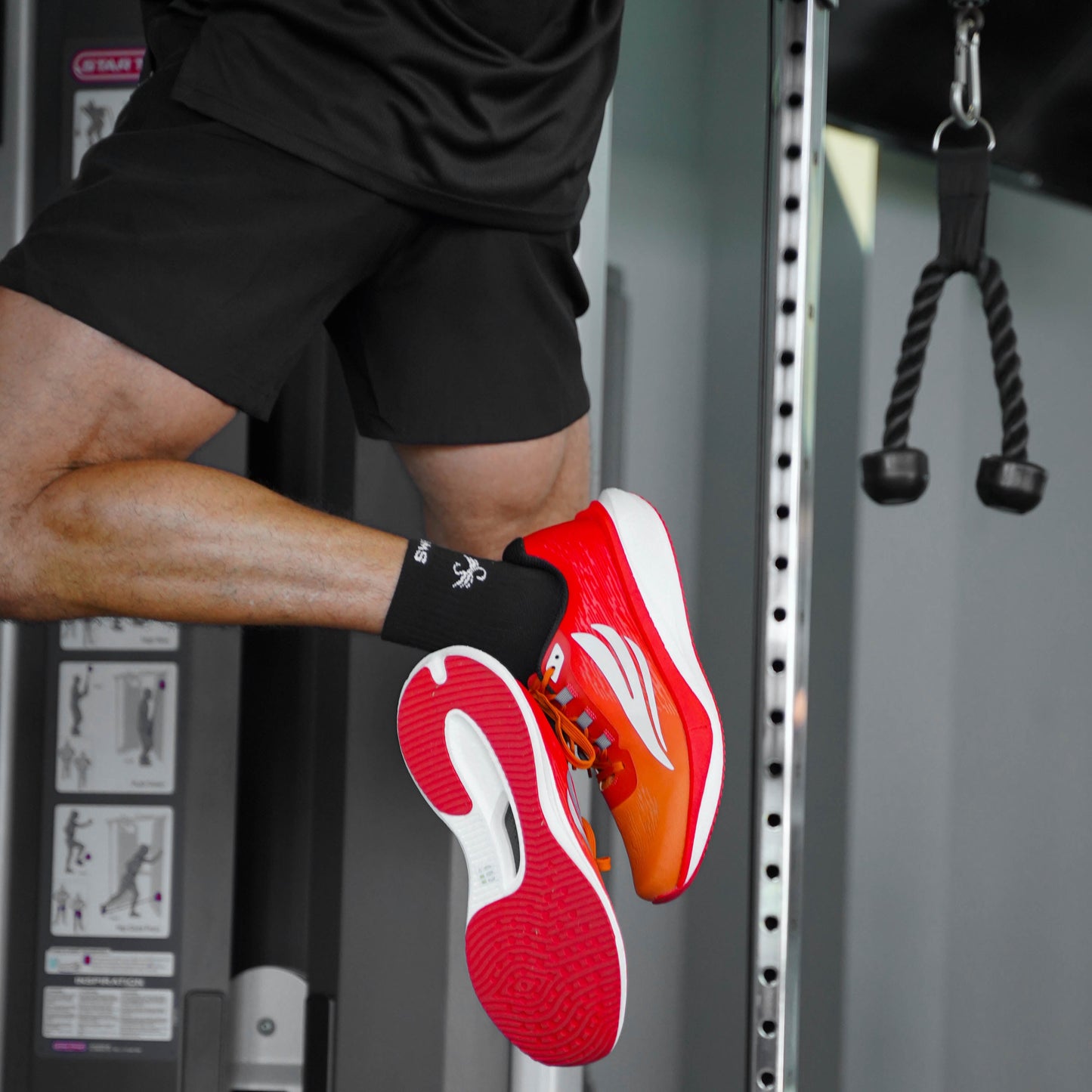 HORUS Orange Men Running Shoe