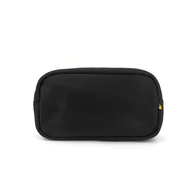 Travel Cosmetic Pouch Large Pouch - Customizable Patches - Travel Cosmetic Bag