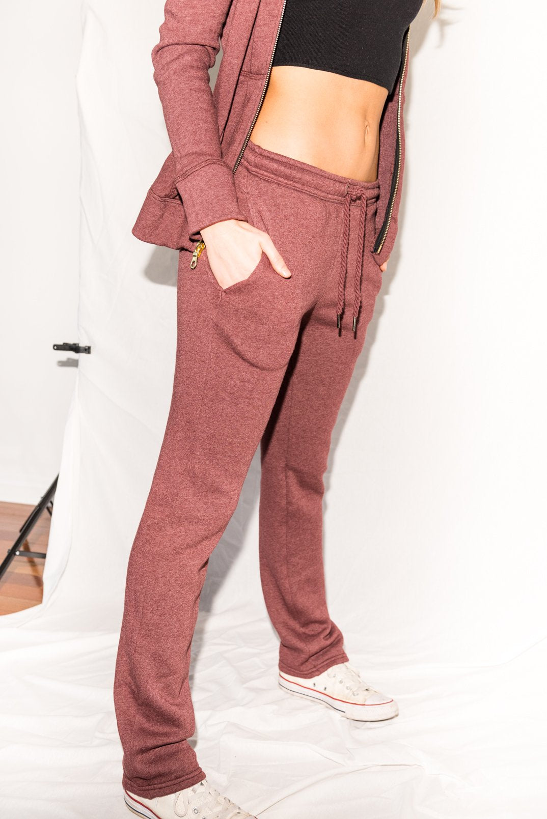Women's French Terry Straight Leg Sweatpant