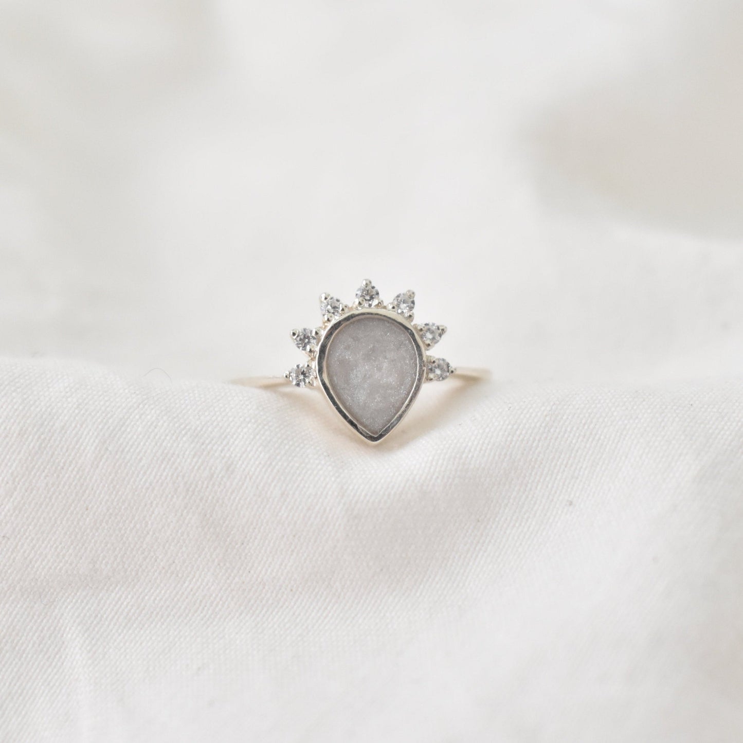 Teardrop Gem Ring