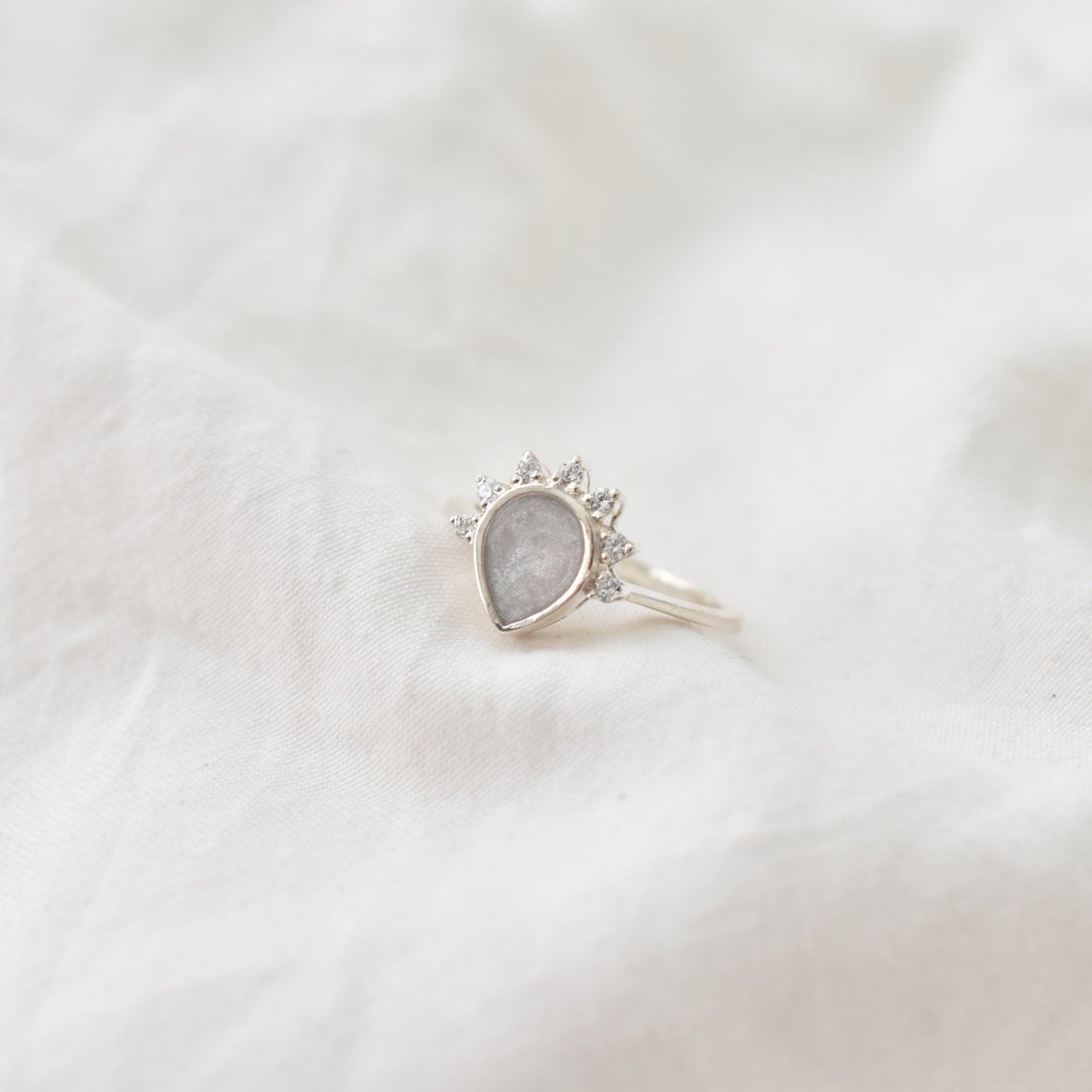 Teardrop Gem Ring
