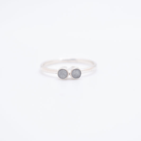 Dainty Two Stone Ring