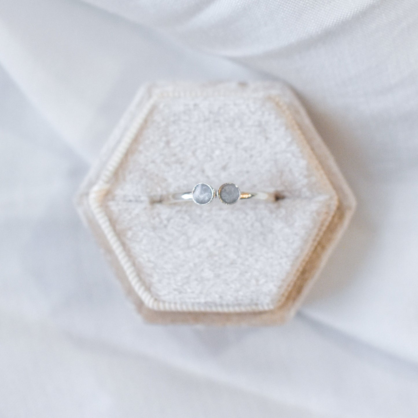 Dainty Two Stone Ring