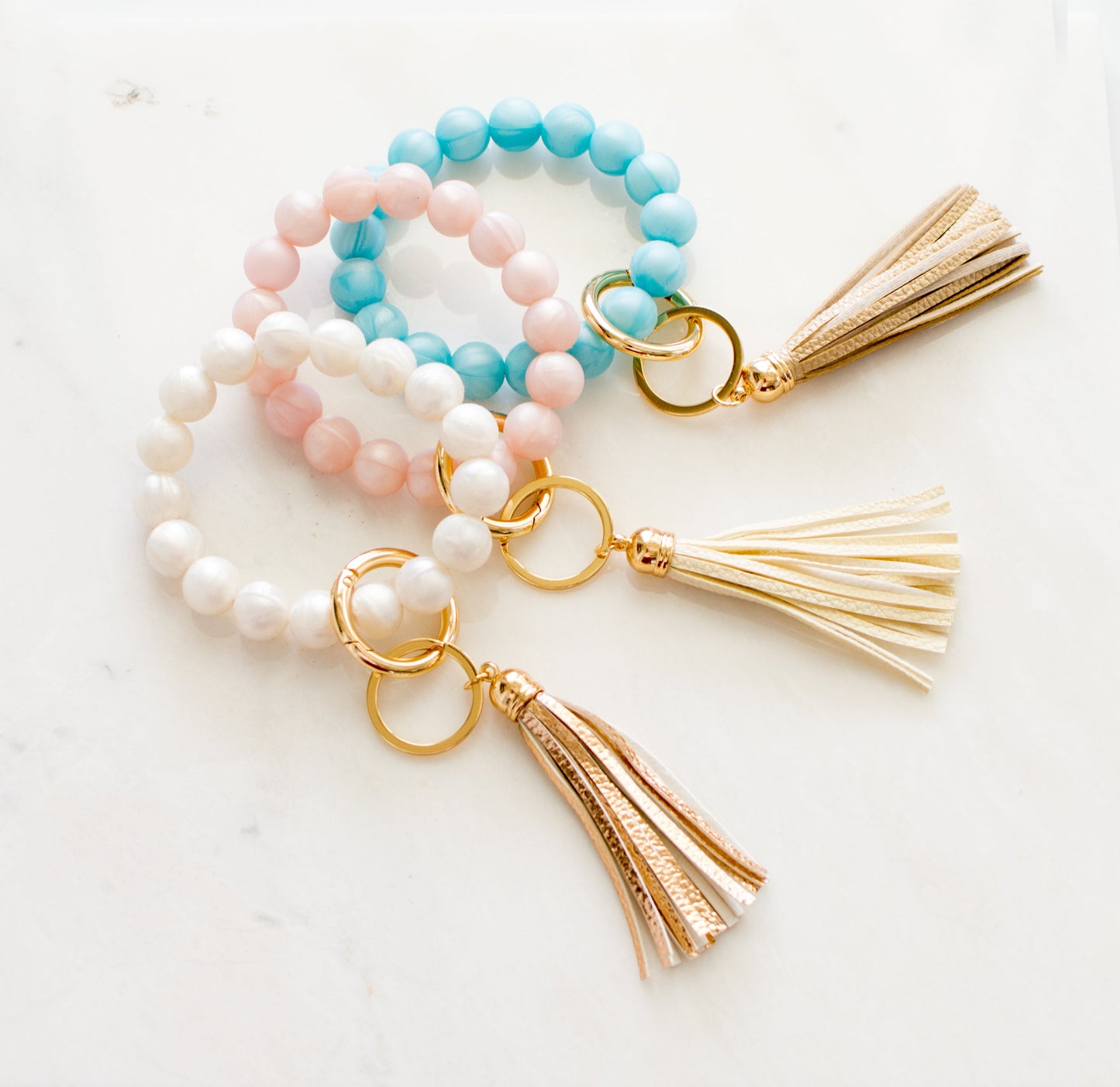 Pulsera de silicona para llavero