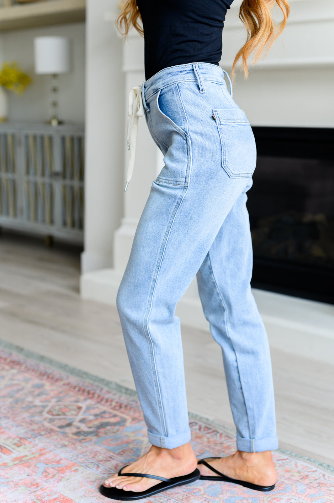 Pantalón jogger de mezclilla vintage Cooper High Rise