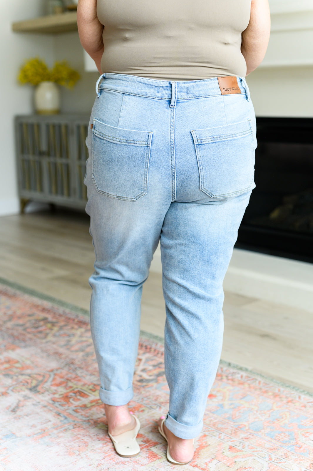 Pantalón jogger de mezclilla vintage Cooper High Rise
