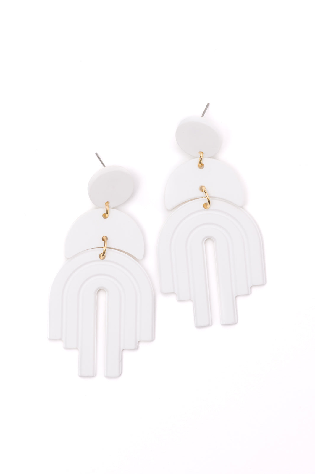 Estos pendientes Promise en color crema