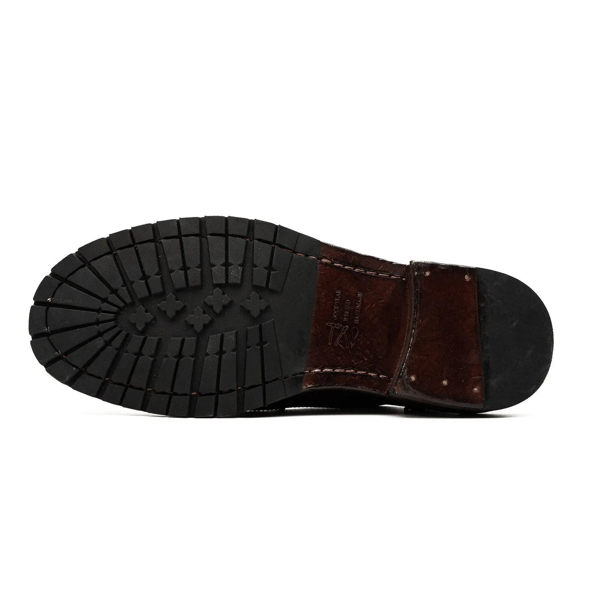 Brown Wingtip Cow Leather Derby Shoes