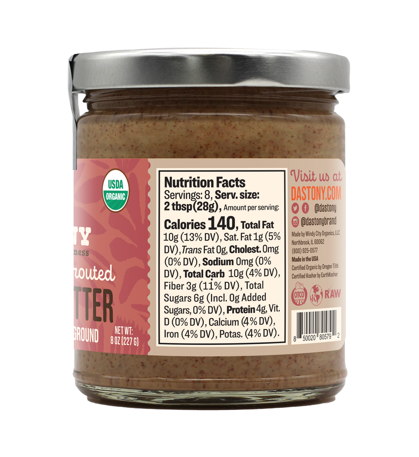 Cinna-Date Sprouted Almond Butter