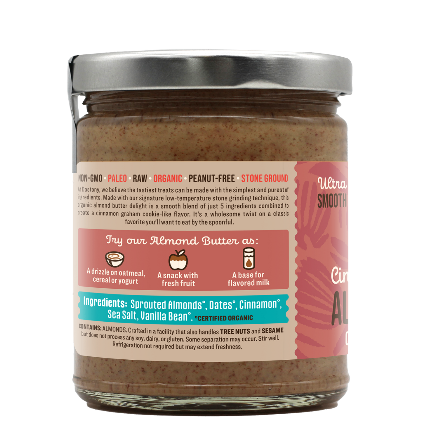 Cinna-Date Sprouted Almond Butter