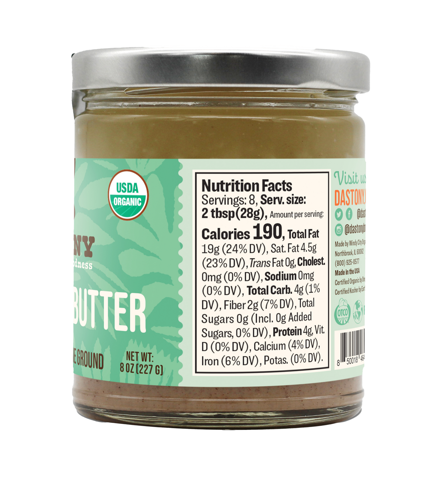 Organic Raw Brazil Nut Butter
