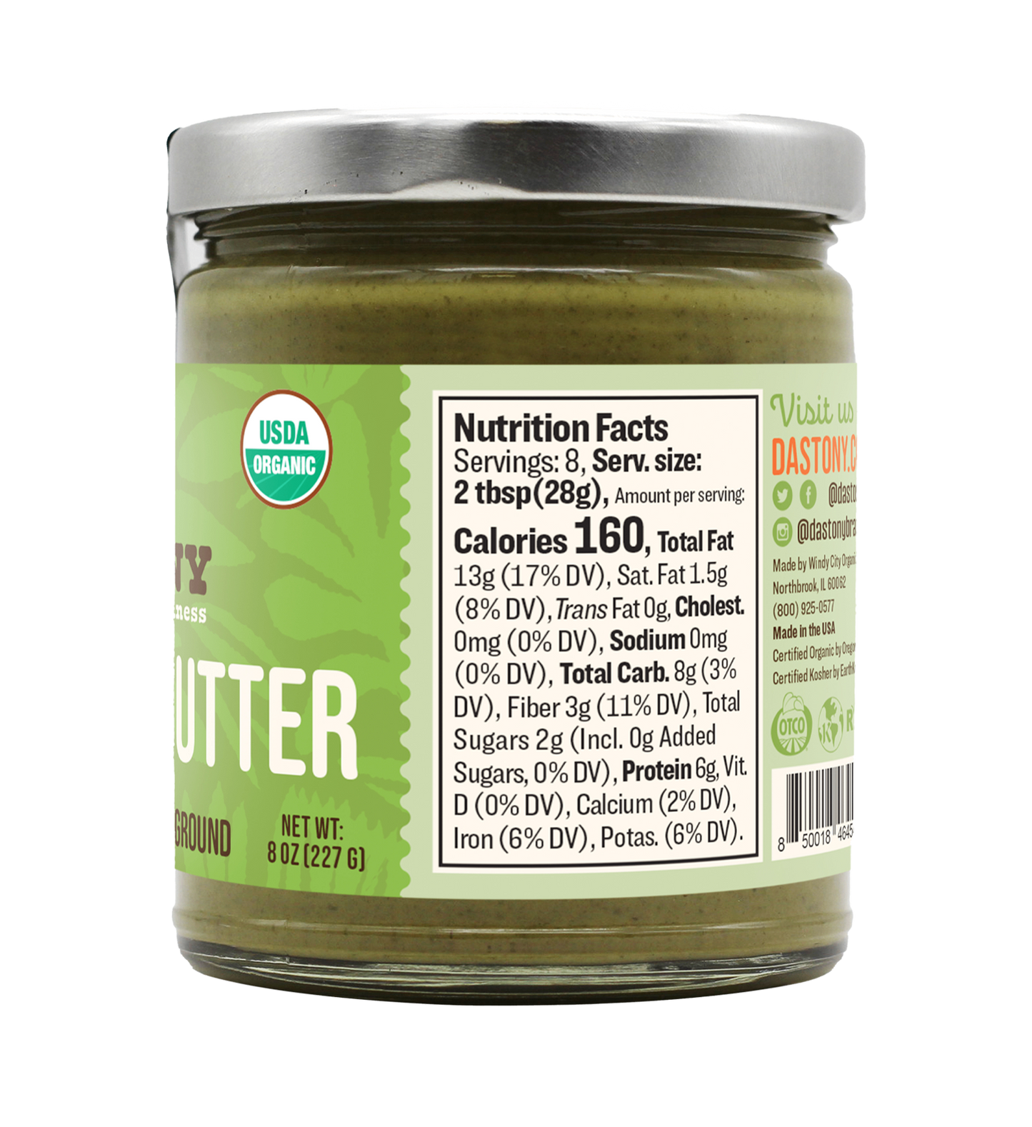 Organic Raw Pistachio Butter