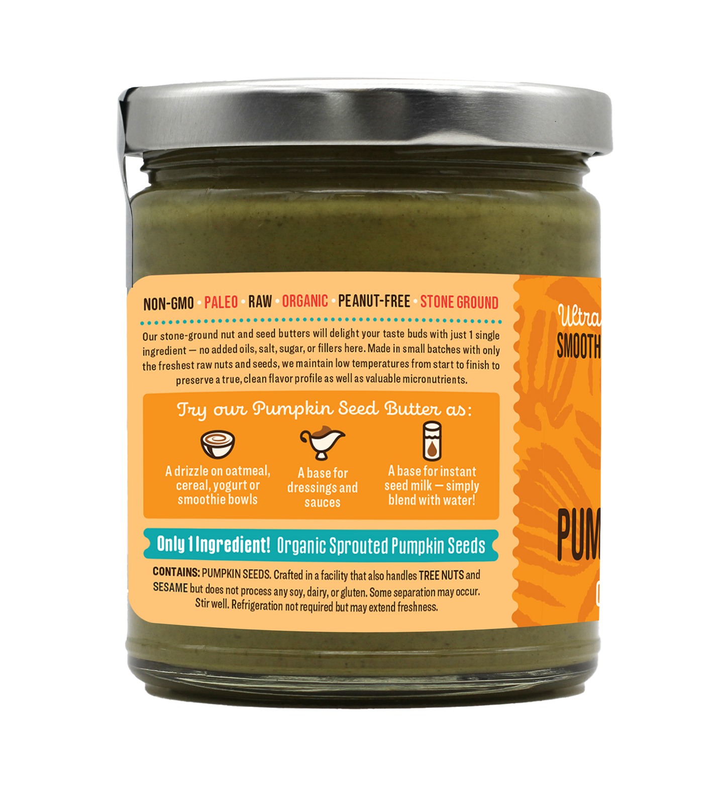 Sprouted Pumpkin Seed Butter