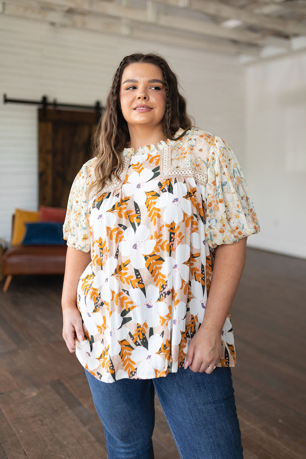 Top floral mixto Daydreamer