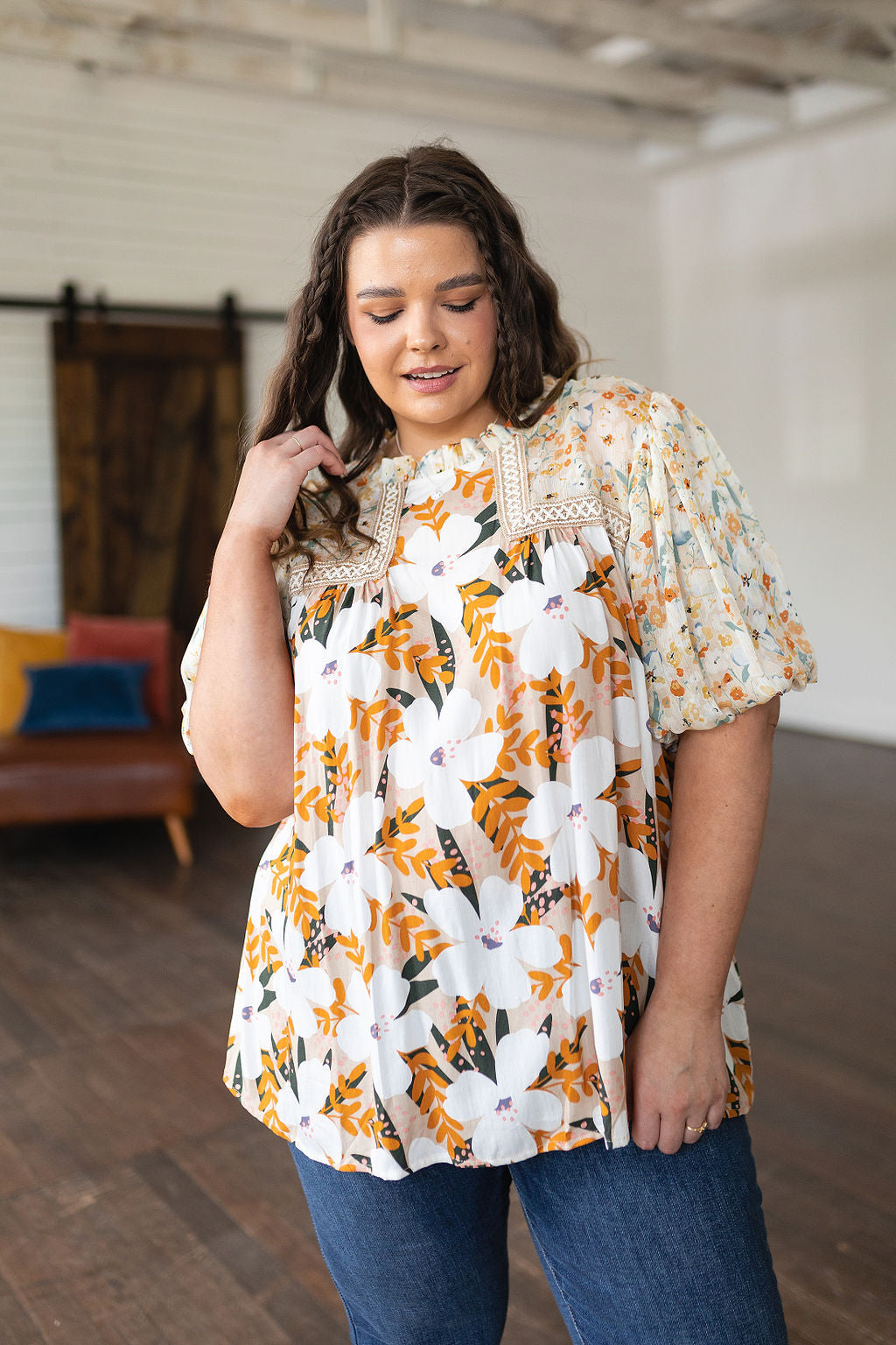 Top floral mixto Daydreamer