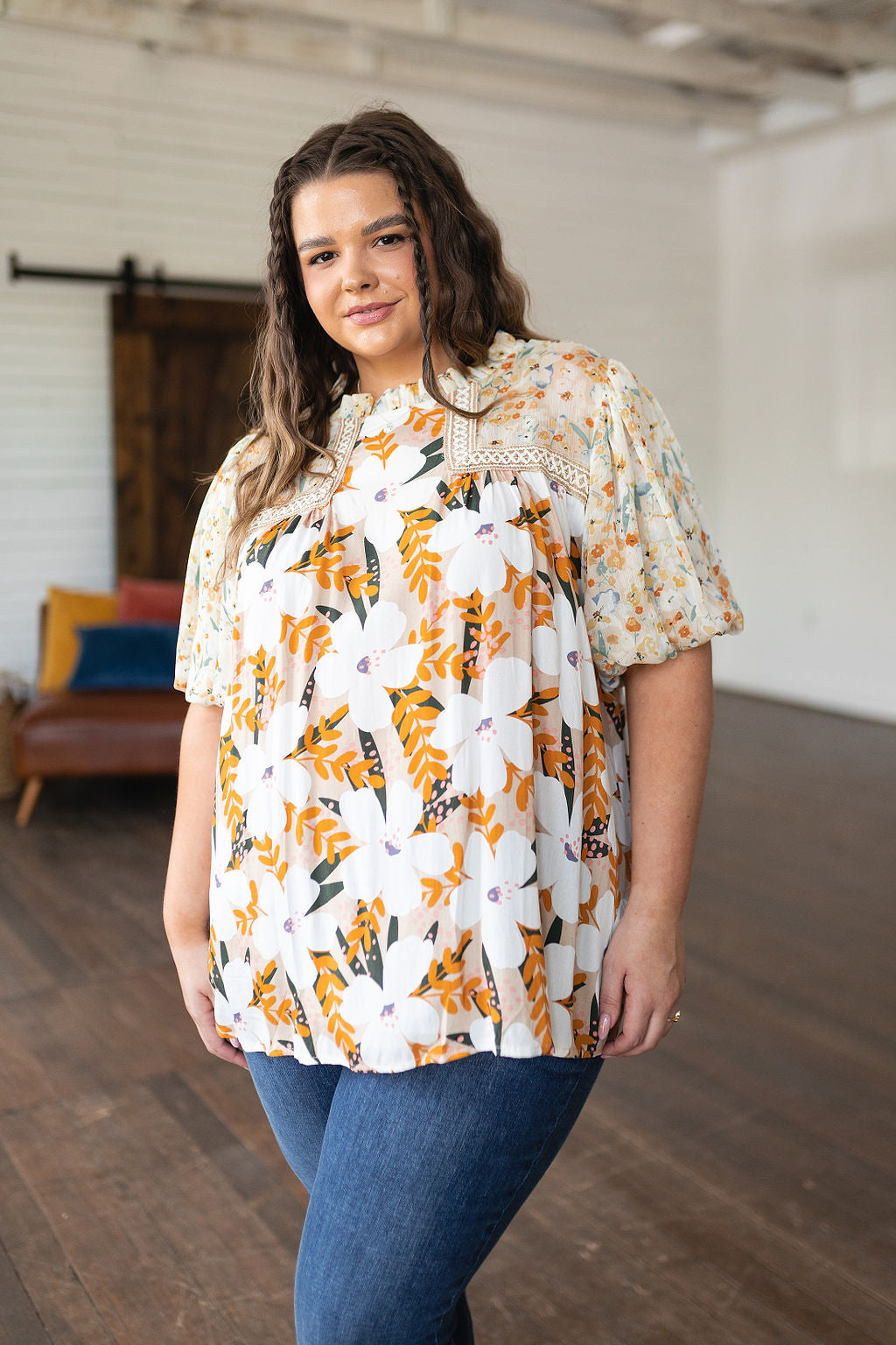 Top floral mixto Daydreamer